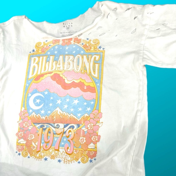 1973 Tee Shirt. Billabong Small Fresh Distressed - Picture 1 of 10